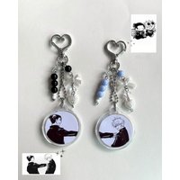 JJK Gojou and Natsumi Yuki, best friend, keychains/bag charms