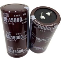 (1pcs)New NIPPON CHEMI-CON NCC 80V 15000uF Electrolytic Capacitor, 15000UF 80V Audio Amplifier Capacitor, Size 35X60/70mm