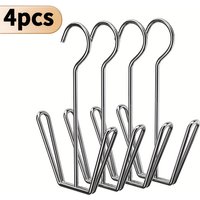 4pcs Stainless Steel U-Shaped Shoe Rack, Windproof No-Drill Balcony Window Sill Shoe Drying Rack Balcony Shoe Drying Rack