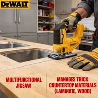 Dewalt 2700RPM Brushless Curve Saw 20V Cordless Electric Jig Saw Portable Multifunction Adjustable Woodworking Power Tool image 4