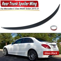 Heckspoiler Ducktail Spoiler Dachflügel für Mercedes-Benz C-Klasse W205 C63 C43 C180 C200 C260 4-Türer Limousine 2015-2021