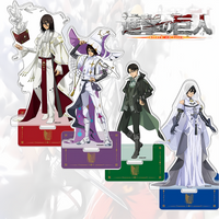 Anime Attack On Titan 15cm Acrylic Stand, Eren, Mother's Day Decor for Desktop, Bookshelf and Anime Collection keychain