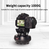 YT-1200 Auto Motorized 360ยบ Rotating Panoramic Stabilizer Head Remote Control Pan Tilt for Phone Camera GoPro VS zifon YT-1000