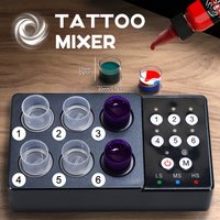 Mélangeur de pigments magnétiques à grande vitesse, mélangeur de Vortex d'encre de tatouage sans fil et agitateur de pigments Anti-sédiments, trois vitesses réglables