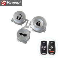 3 Button Pad For Honda Civic Accord Jazz CRV HRV CRZ Remote Car Key Shell Case Pad For Acura TL TSX ZDX RSX Pad Fob Accessories