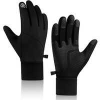 Cycling Touchscreen Gloves Winter Warm Outdoor Electric Bike Gloves Cold-proof and Lined Winter Windproof and Waterproof Gloves