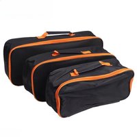 Black Car Wear Resistant Zipper Closure Practical Storage Case With Handle Durable Portable Pouch Vacuum Cleaner Tool Bag