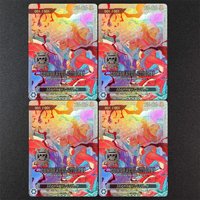 Self Made Proxy One Piece OPCG English World Finals 25–26 Prize Card Top 2 Luffy 001/001 Silver Game Collection Card Toy