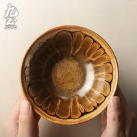 JOTO Vintage and Rustic Design Japanese Handmade Vintage Rustic Ceramic Bowl CJR0486