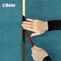 5M Mirror Wall Sticker Stainless Steel Flat Living Room Decoration Lines Titanium Background Wall Ceiling Edge Strip Gold Tape