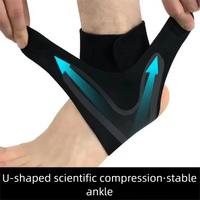 1pcs Ankle Brace Support Compression Sleeve Breathable Sport Foot Bandage Wrap for Running Football Cycling Sports Ankle Brace