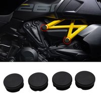 Motorcycle Frame Hole Cover Caps Plug Decorative Frame Cap Set Fit For Ducati Diavel 1260 / S / Lamborghini 2019 2020 2021 2022