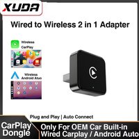 XUDA Wireless CarPlay Adapter 2026 Upgrade Wired CarPlay to Wireless Mini USB Design for Cars with Built-in Wired Apple CarPlay