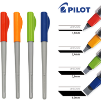 Japan Pilot parallel fountain pen 1.5 2.4 3.8 6.0mm duckbill pen greeting card art font English Calligraphy Pen Art Stationery