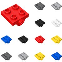 50pcs 2444 10247 Modified 2 x 2 with Pin Hole Bricks Collections Bulk Modular GBC Toys For Technical MOC DIY Buildings Blocks Gi