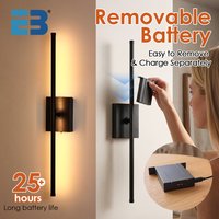 Removeable Rechargeable Wall Lamp 360° Rotate 5000mAH Battery Indoor Wall Sconce Dimmble Wireless LED Interior Wall Light Home