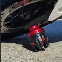 1Pair Universal Front Suspension Protection Cup Frame Slider Falling Protector for Motorcycle Scooter E-Bike Aluminum and ABS
