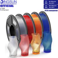 PETG Filament 1.75mm , 3D Printer Filament PETG Transparent, Strong Toughness,200g/250g/500g/1kg Filament High Precision, Dimens