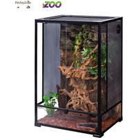 PetJoyZoneCustom Glass Solid Luxury Spider & Mantis Vivarium Terrarium Box Big 25 Gallon 24X18X18 For Tarantulas