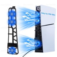 Cooling Fan For PS5 Slim Disc/Digital Console Cooling System with USB 3.0 Port Cooler For PlayStation 5 Slim Accessories
