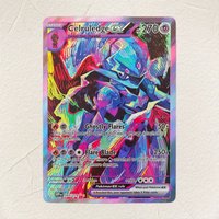 Pokemon English Ceruledge ex 095/079 DIY Holographic Foil Texture Card, Perfect Condition Premium Anime Collection Card