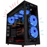 120mm Ultra Silent Computer PC Fan 15 LED CPU Case Fan LED Heatsink Cooler Master Cooling Fan 12V 4P 3P Connector Dropshipping