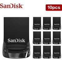Wholesale SanDisk Original USB Flash Drives CZ430 20PCS 10PCS 5PCS 16GB 32GB 64GB 128GB Pendrive USB3.2 Memory Stick Mini U Disk