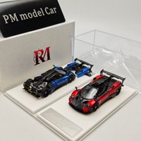 RM Model 1:64 Pagani Zonda 760 MY Roadster Red Blue Convertible Opening Alloy Diecast Model Car Collectible Gift
