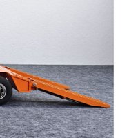 Semi Trailer Metal 2 Axles Finished Spring Support Legs Tail Plate for Toys 1/14 DIY Tamiya Remote Control Tractor Truck