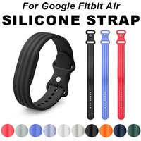 2026 Neues Weiches Silikon-Sportarmband für Google Fitbit Air Wasserdicht Schweißfest Verstellbares Ersatz-Armband für Männer Frauen