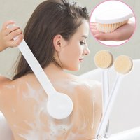 Long Handle Back Brush For Shower Soft Bristles Body Exfoliating Bath Brush Skin Health Shower Back Scrubber Bath Supplies'