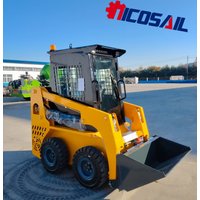 CE EPA Euro 5 Kompaktlader JC25 Kleiner Mini-Radlader mit Anbaugeräten