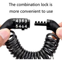 AliExpress NONE Portable Password Wire Anti-Theft Lock Universal Security Cable Lock for E-Bike Motorcycle Helmet Road Mountain Bike