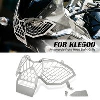 For Kawasaki KLE500 SE ABS 2026 Headlamp Grill Mesh Motorcycle Headlight Guard Grille Protection Cover KLE 500 500SE 2026