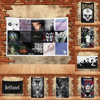 90X150ft Deftones Band Party Flag Polyester Printed Flag Banner Tapestry for Garden Garage Decoration Concert Flag