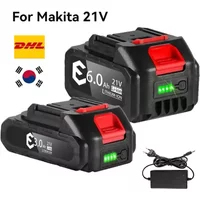 21V Battery Pack 5S2P Li-ion 3000mah 6000mah 9000mah Fast Charging Safety Certified for Makita 21V Electric Drill/Driver Tools