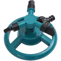 1PC Rotary sprinkler Lawn rotating sprinkler irrigation equipment 360 degree automatic rotating garden sprinkler Garden supplies