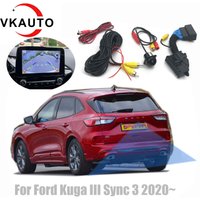 VKAUTO dla Ford Kuga mk3 2020 ~ 2023 system synchronizacji 3 dodaj kamerę cofania ccd hd kamera cofania