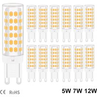 G9 led bulb 5W 7W 12W 220V G9 led lamp SMD2835 G9 LED Corn light warm white spotlight Replace 30W 50W 80W halogen light