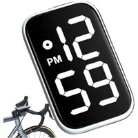 AliExpress NONE LED Digital Car Clock Large Screen Display Adhesive Waterproof Digital Clock Car Dashboard Sticky Clock Motorcycle Luminous Digital Clock For Car Motorcycle Boat Bicycle Truck Dashboard