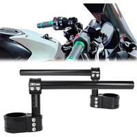 Aluminum Adjustable Handlebar 41MM Clip-On Handle Bar Raiser Universal Fit For Honda CBR600 F1 F2 F3 CBR 650F VFR800 VFR 750 F image 4