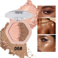 Fine Shimmer Soft Mist Tipsy Blush Single Color Natural Fine Shimmer Eye Shadow Blush for Highlight Multicolor Makeup to Blush