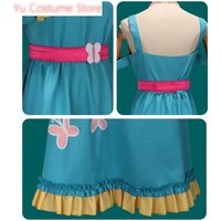 Fluttershy Human Cosplay Costumes Dress And Wig Anime Role Play Uniform Halloween Carnival Party Outfit For Women Yu Cr;5'b7,k/