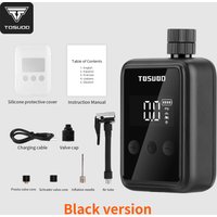 TOSUOD Mini Emergency Bicycle Air Pump Portable 150PSI Bike Electric Air Pump Rechargeable Motorcycle Tires Air Pump