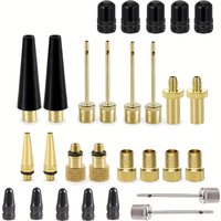 8/15/16pcs Inflator Pump Nozzle Kit Presta Schrader Valve Adapter Bicycle Valve Adaptors