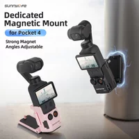 Magnetic Bracket For DJI OSMO Pocket 4 Adjustable Holder Base Quick-Installation V-log Tabletop Accessories