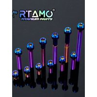 AliExpress RTAMO M5X5/8/10/12/15/20/25/30/35/40/45/50mm 0.8Pitch Titanium Bolts Bike Motorcycle Rrfit Screw Torx Head Screws (1PC)