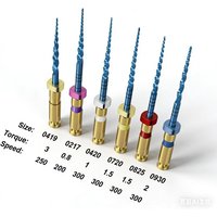1Box Dental SX-F3 Blue Nitinol Rotary Universal Engine Endodontic Anti-Fatigue Constant Needle Dentistry Root Canal Material