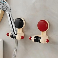 ✔360° Adjustable Shower Holder No Drill Suction Bracket Swivel & Height-Adjustable, Waterproof Design /Strong Grip