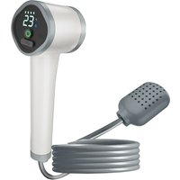 Supercharged Battery-powered Outdoor Shower 2000mAh Cordless Electric Shower Head with Built-in Motor for Camping and Garden Use
